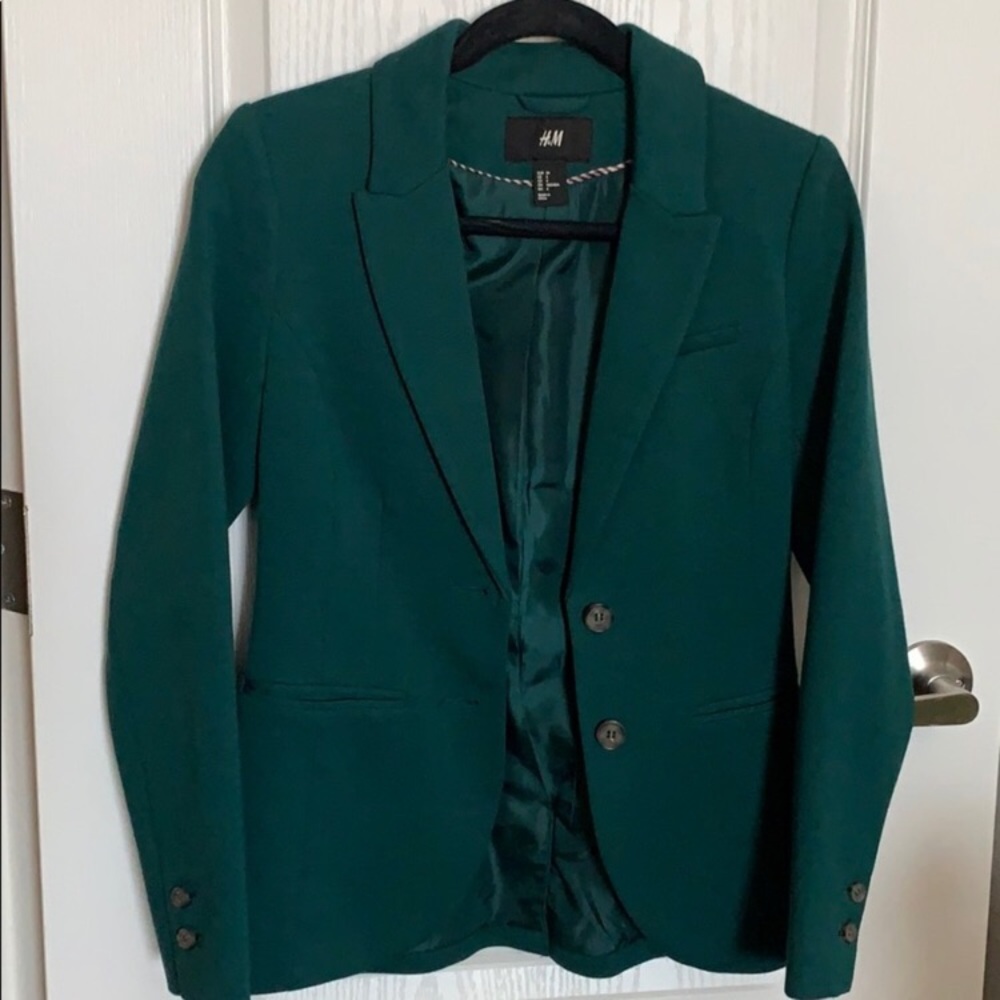 H&M Green Blazer